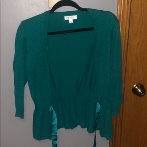 Blue and greenSweater